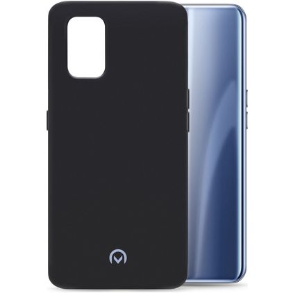Mobilize Rubber Gelly Coque Realme GT Coque arrière en TPU Souple - Matt Black
