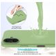 Mobigear Rubber Touch Coque iPhone 16 Coque arrière en Silicone - Vert