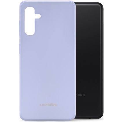 Mobilize Rubber Gelly Coque Samsung Galaxy A04s Coque arrière en TPU Souple - Pastel Purple