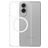 CARE by PanzerGlass Flagship Coque Transparente Samsung Galaxy S25 Edge MagSafe Coque arrière Rigide - Transparent