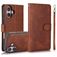 Mobigear Wallet Housse iPhone 16 Etui avec Coque Détachable Porte-Monnaie - Marron