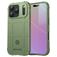 Mobigear Rugged Shield Coque iPhone 18 Pro Coque arrière en TPU Souple Anti-Chocs - Vert