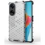 Mobigear Honeycomb Coque OPPO A98 Coque arrière Rigide Anti-Chocs - Blanc