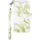 Mobigear Marble Housse iPhone XS Max Etui Porte-Monnaie - Vert