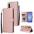 Mobigear Wallet Samsung Galaxy A57 Étui Portefeuille - Rose doré