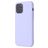 Mobigear Rubber Touch Coque iPhone 12 Coque arrière en Silicone - Violet