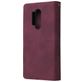 Mobigear Zipper Housse OnePlus 8 Pro Etui Porte-Monnaie - Rouge