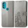 Mobigear Clover Housse Motorola Moto G71 5G Etui Porte-Monnaie - Gris
