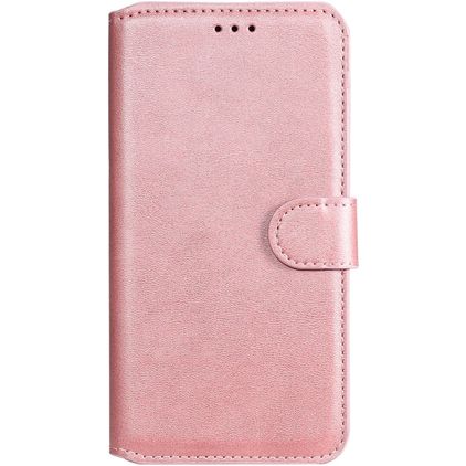 Mobigear Wallet Housse Huawei Y6p Etui Porte-Monnaie - Rose doré