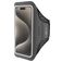 Mobiparts Comfort Fit Brassard Téléphone iPhone 15 Pro Brassard Coque de Sport en Neoprène - Noir
