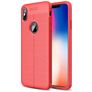 Mobigear Luxury Coque iPhone XS Max Coque arrière en TPU Souple - Rouge