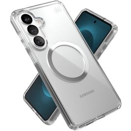 Speck Presidio2 Coque Transparente Samsung Galaxy S26 Plus MagSafe Coque arrière Rigide Anti-Chocs - Transparent