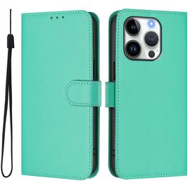 Mobigear Urban Wallet Housse iPhone 16 Pro Etui Porte-Monnaie - Vert