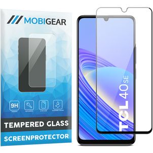 Mobigear Premium TCL 40 SE Verre trempé Protection d'écran - Compatible Coque - Noir
