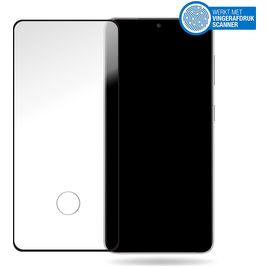 Mobilize Premium Samsung Galaxy S21 Verre trempé Protection d'écran - Compatible Coque - Noir