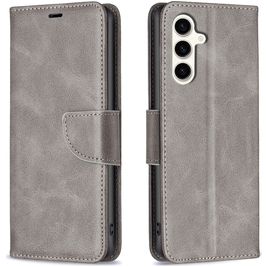 Mobigear Excellent Housse Samsung Galaxy S24 FE Etui Porte-Monnaie - Gris
