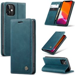 Caseme 013 Housse iPhone 12 Mini Etui Porte-Monnaie - Bleu
