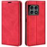 Mobigear Retro Slim Housse OnePlus 10 Pro Etui Porte-Monnaie - Rouge
