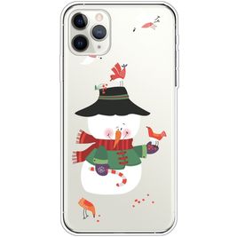 Mobigear Design Coque iPhone 11 Pro Max Coque arrière en TPU Souple - Noël