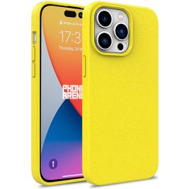 Mobigear Bio Coque iPhone 16 Pro Coque arrière en Eco-Friendly - Jaune