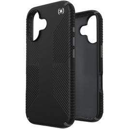 Speck Presidio2 Grip Coque iPhone 16 Coque arrière Rigide Anti-Chocs - Noir