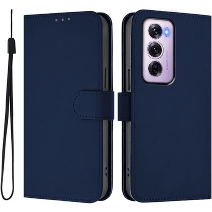 Mobigear Urban Wallet Housse OPPO Reno 12 Pro Etui Porte-Monnaie - Bleu Marin