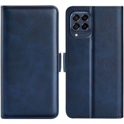 Mobigear Slim Magnet Housse Samsung Galaxy M53 Etui Porte-Monnaie - Dark Blue