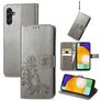 Mobigear Clover Samsung Galaxy A13 5G Étui Portefeuille - Gris