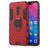 Mobigear Armor Ring Coque Xiaomi Pocophone F1 Coque arrière Rigide Anti-Chocs avec Anneau-Support - Rouge