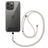 Mobigear Lanyard Cordon de téléphone universel réglable - Gris