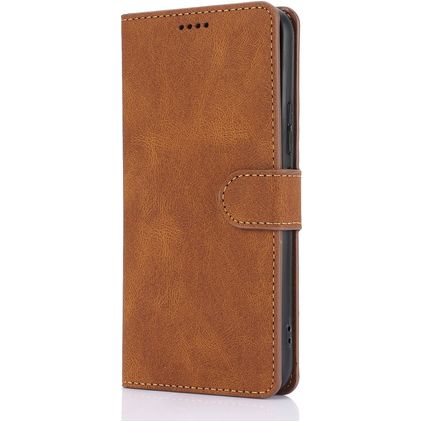 Mobigear Wallet Housse Xiaomi 14T Etui Porte-Monnaie - Marron