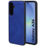 Mobiparts Classic Samsung Galaxy A36 MagSafe TPU / Similicuir Coque arrière - Sapphire Blue
