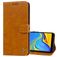 Mobigear Wallet Housse Samsung Galaxy J6 Plus Etui Porte-Monnaie - Cognac