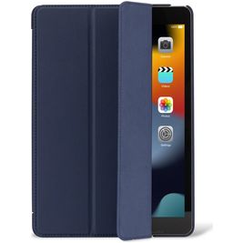 Decoded Textured Slim Coque iPad 10 (2022) Etui en Silicone Souple - Navy Peony