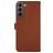 Valenta Classic Housse Samsung Galaxy S22 Plus Etui en Cuir Véritable Porte-Monnaie - Marron