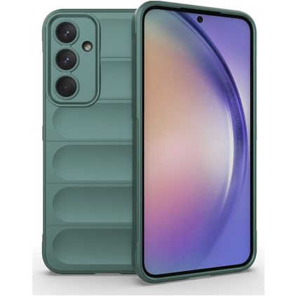 Mobigear Bumpy Samsung Galaxy A35 TPU souple Coque arrière - Vert