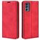 Mobigear Retro Slim Housse Motorola Moto G62 Etui Porte-Monnaie - Rouge