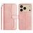 Mobigear S Line Housse iPhone 17 Pro Max Etui Porte-Monnaie - Rose doré