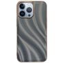 Mobigear Wavy Coque iPhone 14 Pro Max Coque arrière Rigide - Argent