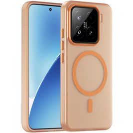 Mobigear Shockproof Coque Xiaomi 15 MagSafe Coque arrière Rigide - Orange