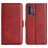 Mobigear Slim Magnet Housse TCL 30 SE Etui Porte-Monnaie - Rouge