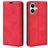 Mobigear Retro Slim Housse iPhone 17 Etui Porte-Monnaie - Rouge