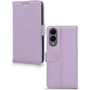 Mobilize Premium Gelly Housse Samsung Galaxy S25 Edge Etui Porte-Monnaie - Violet
