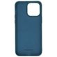Mobiparts Coque iPhone 14 Pro Max Coque arrière en Silicone - Blueberry Blue