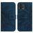 Mobigear Sunflower Housse Motorola Moto G72 Etui Porte-Monnaie - Bleu