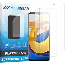 Mobigear POCO M4 Pro 5G Protection d'écran Film - Compatible coque (Lot de 3)