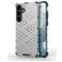 Mobigear Honeycomb Coque Samsung Galaxy S24 Plus Coque arrière Rigide Anti-Chocs - Blanc