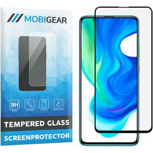 Mobigear Premium POCO F2 Pro Verre trempé Protection d'écran - Compatible Coque - Noir