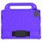 Mobigear Diamond Coque iPad Pro 11 Pouces (2021) Coque de tablette pour enfants avec Poignée Enfants en EVA - Violet
