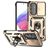 Mobigear Armor Ring Cam Slide Coque Samsung Galaxy A54 Coque arrière Rigide Anti-Chocs avec Anneau-Support et Protecteur Lentilles - Or